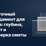 Ленточный фундамент для дома: глубина, грунт и проверка сметы